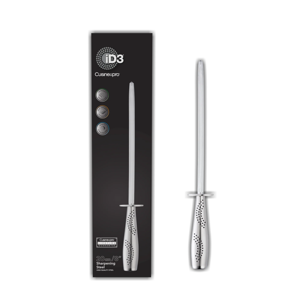 Fusil d’affûtage acier inoxydable iD3® – Cuisine::pro®