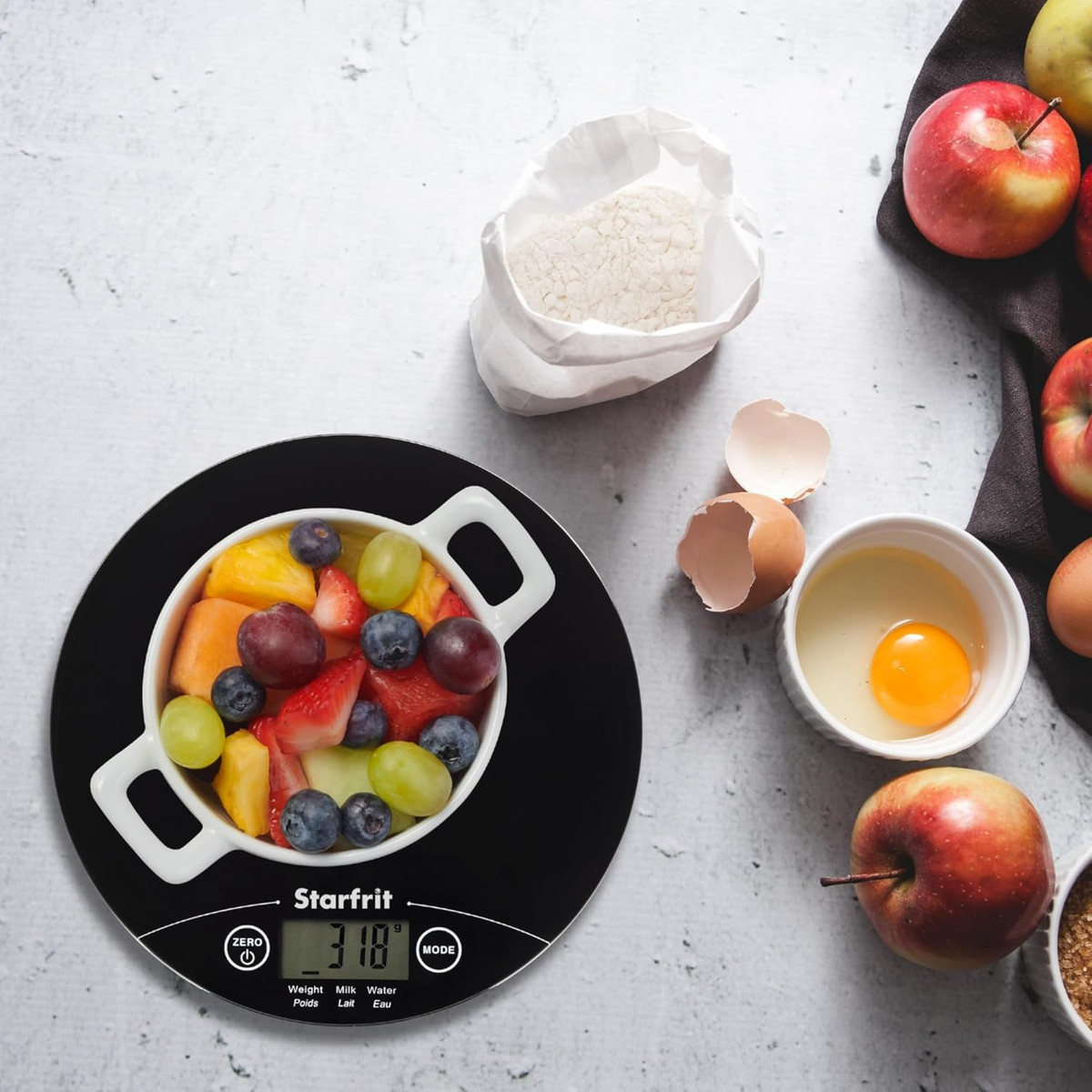 Balance de cuisine numérique en verre 5 kg – Starfrit