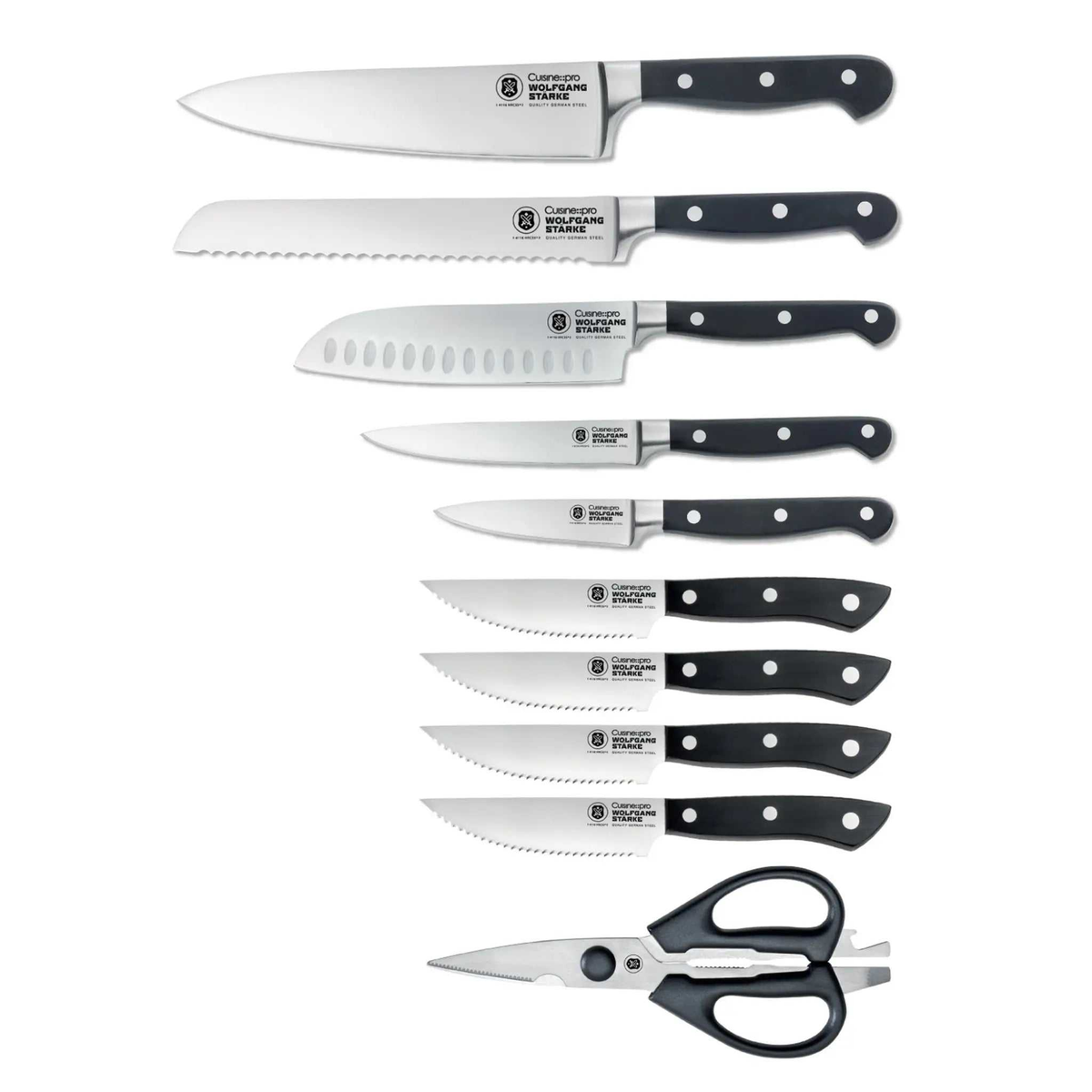 Bloc de couteaux 11 pièces Kutchin WOLFGANG STARKE - Cuisine::pro® Cuisine::pro®