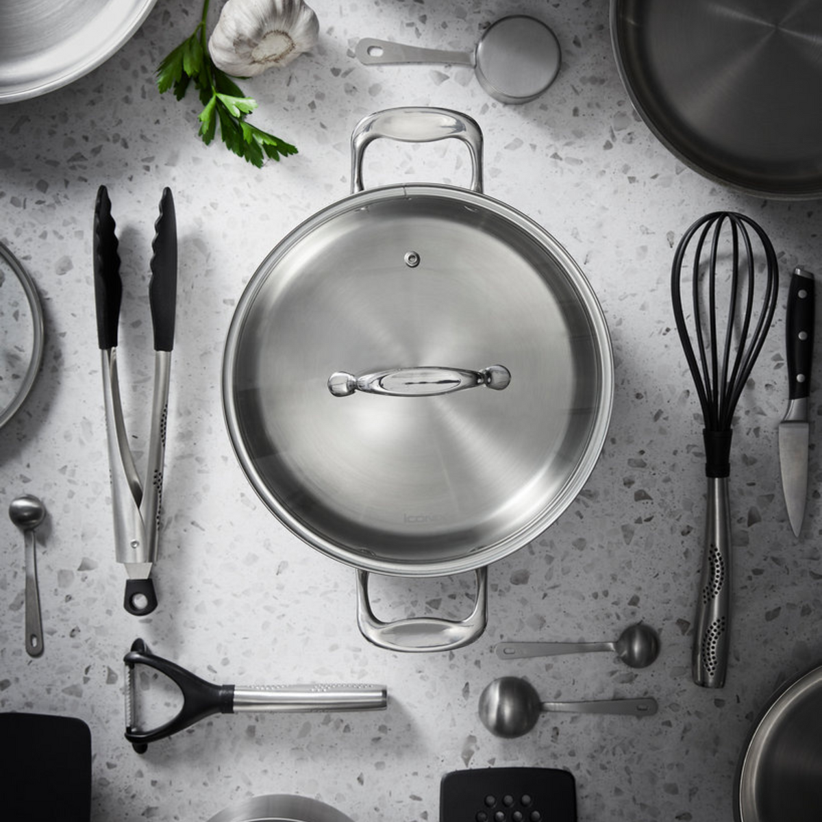 Casserole avec couvercle 9.5" iconiX - Cuisine::pro® Cuisine::pro®
