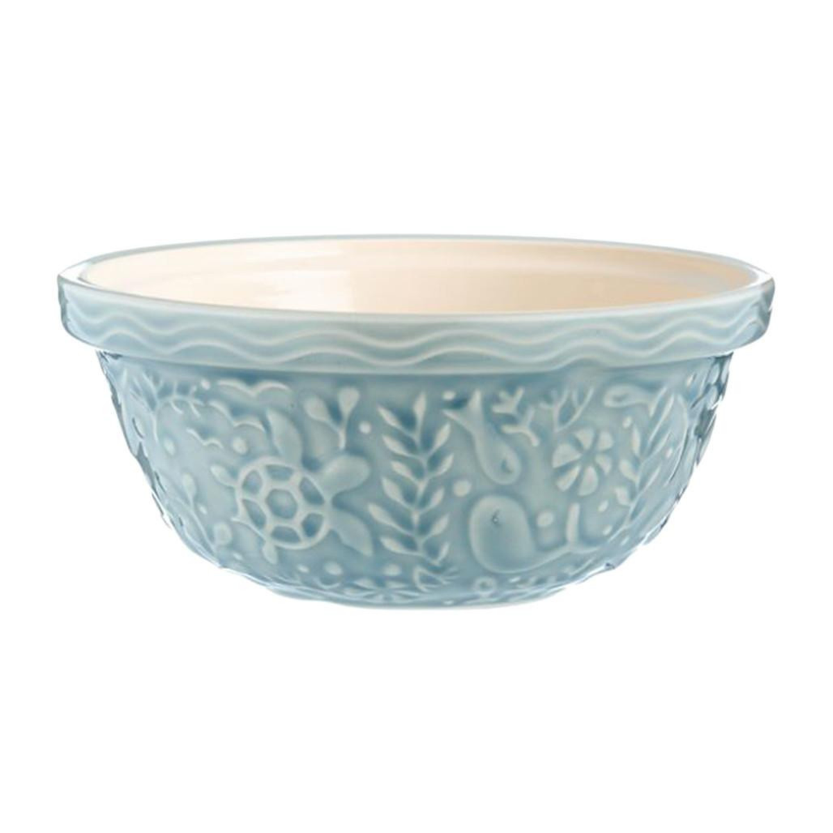 Bol à mélanger en grès Nautical Turtle bleu 2 L – Mason Cash