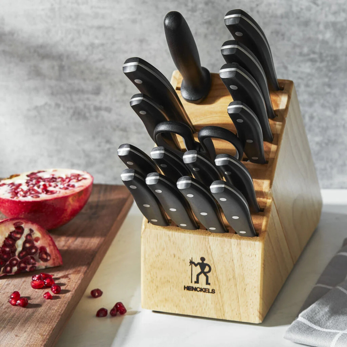 bloc couteaux bois avec couteaux détail
