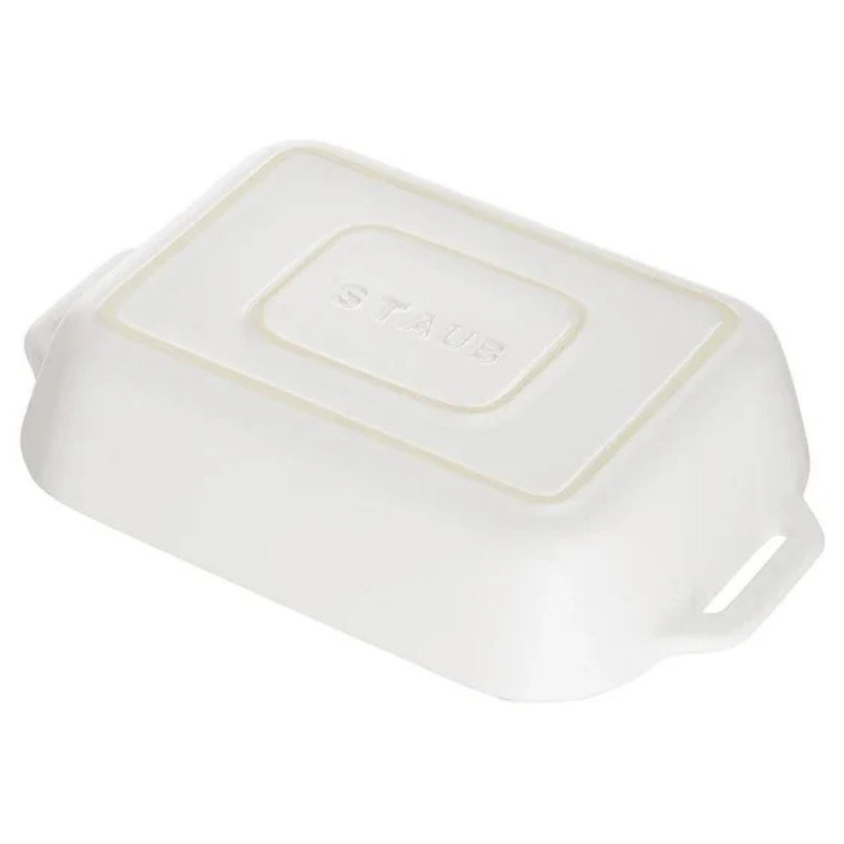 plat rectangulaire blanc cuisson four