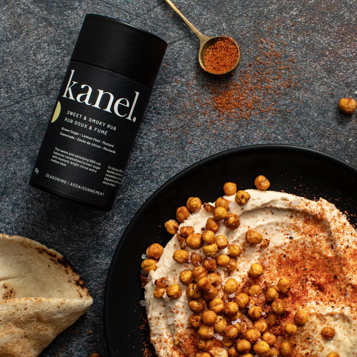 Assaisonnement rub doux et fumé 85 g - Kanel Kanel
