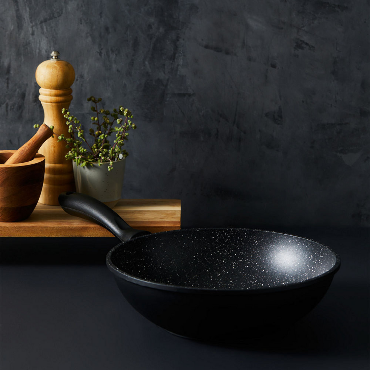 Wok avec couvercle 11" STONE - Cuisine::pro® Cuisine::pro®