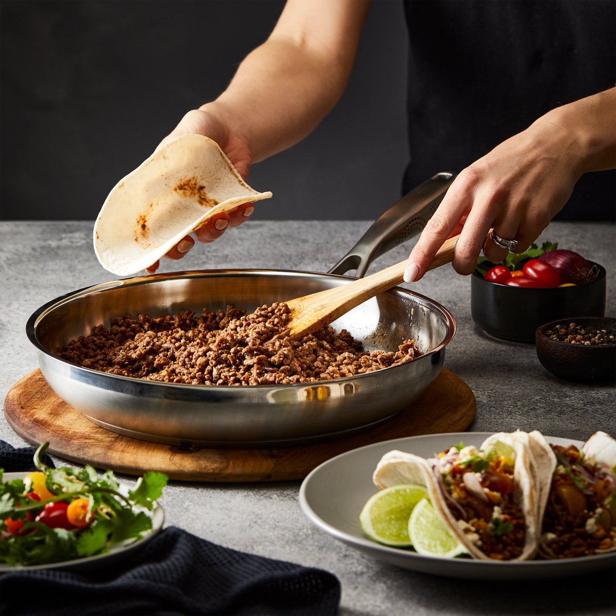 Poêle à frire iD3® SS 30 cm – Cuisine::pro® Cuisine::pro®