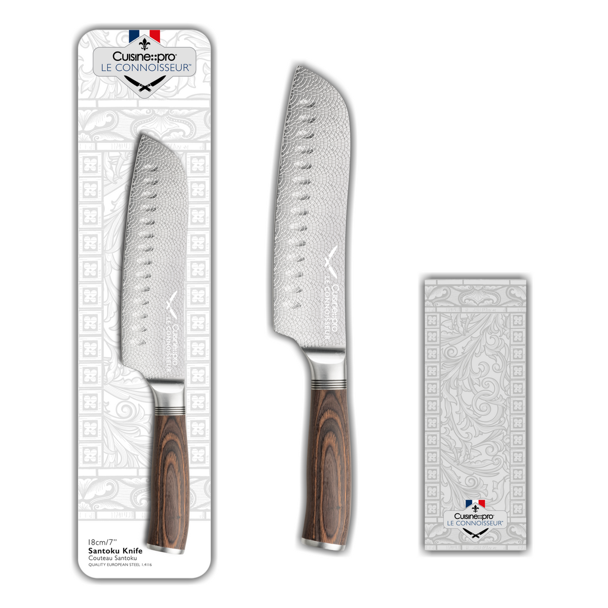 Couteau Santoku LE CONNOISSEUR™ 18 cm – Cuisine::pro® Cuisine::pro®