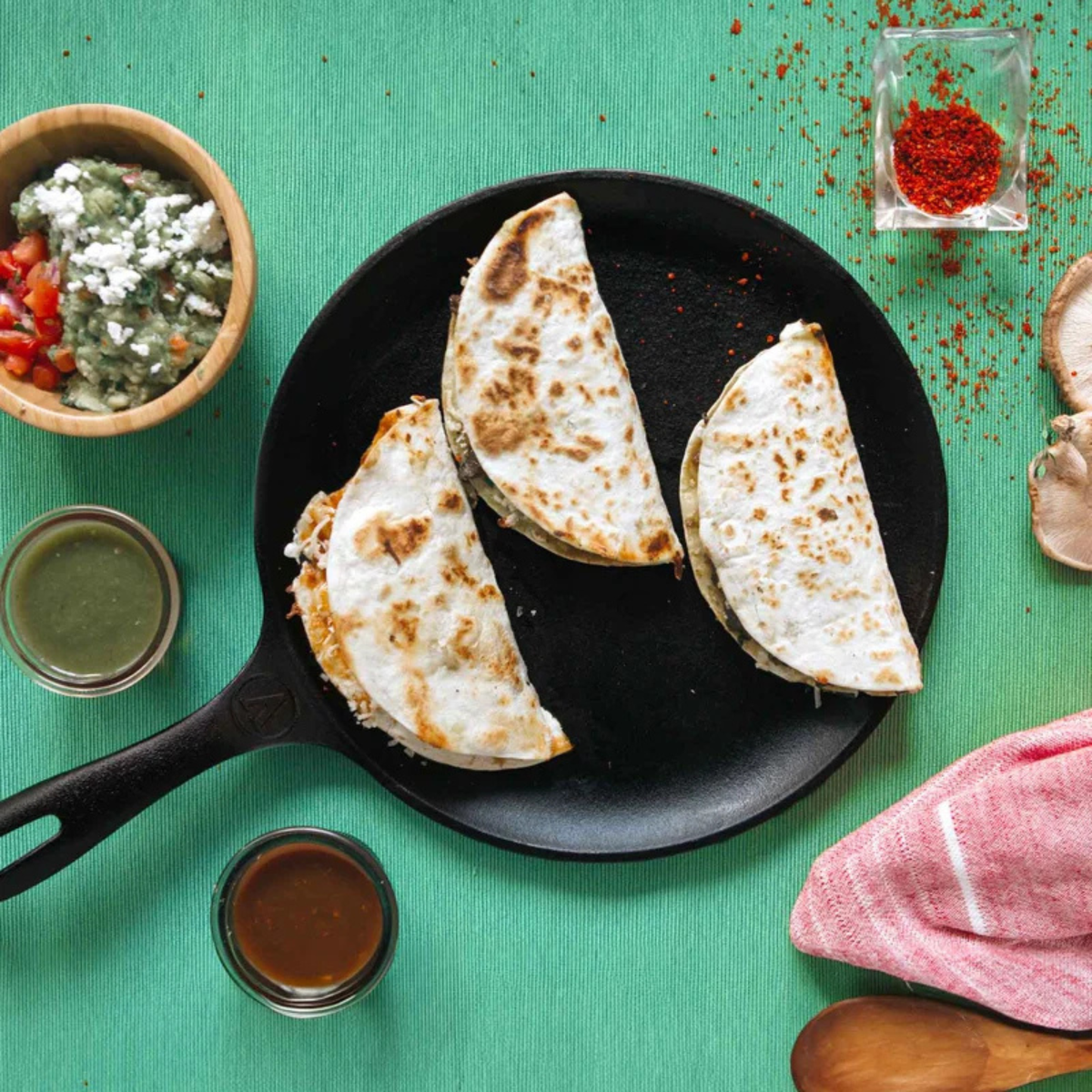 Poêle à crêpes en fonte 26 cm - Victoria Victoria