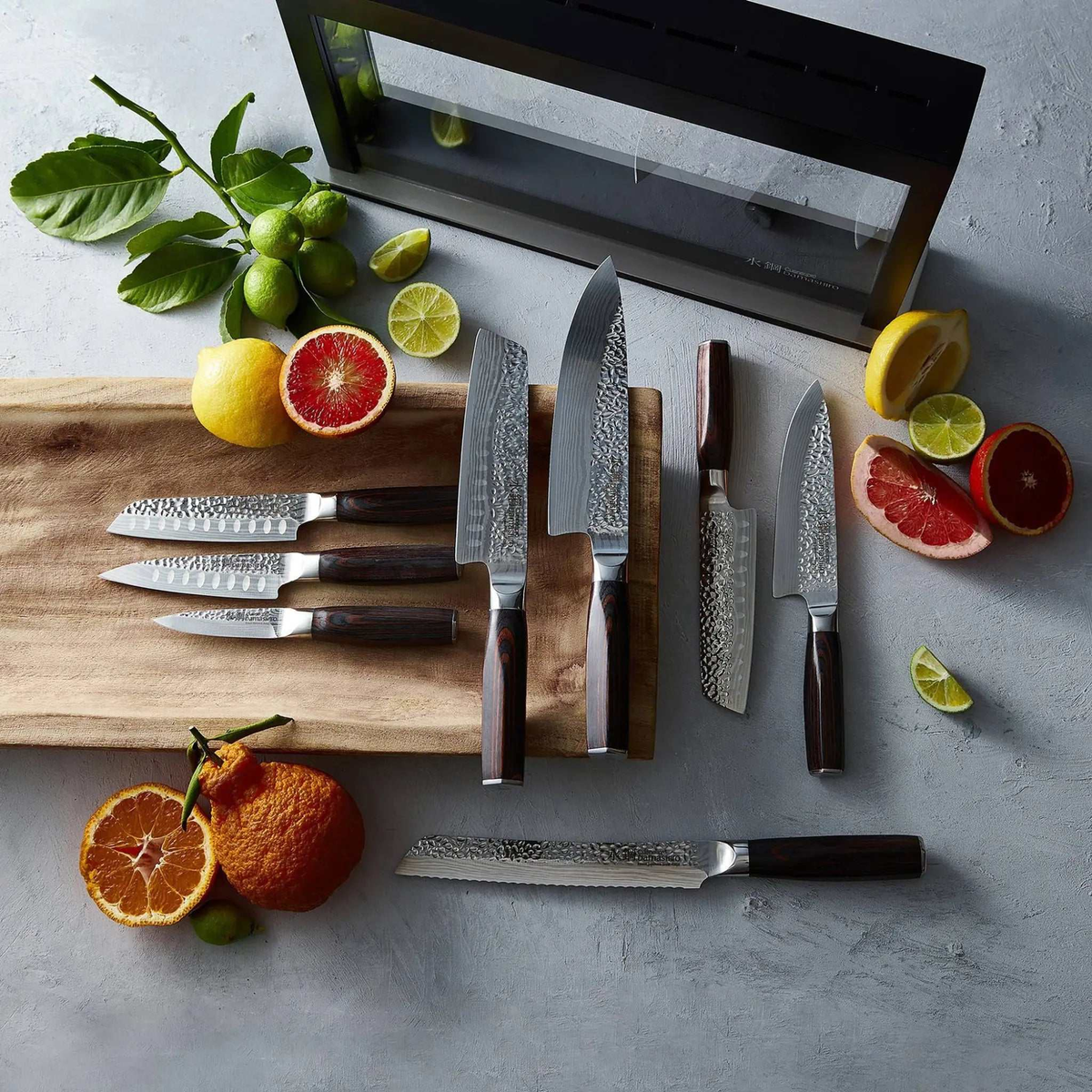 Bloc de couteaux Hisa Damashiro EMPEROR® 9 pièces – Cuisine::pro Cuisine::pro®