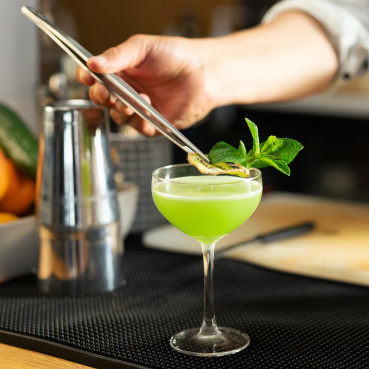 Pince à garniture pour cocktails en acier inoxydable 30,5 cm – Final Touch