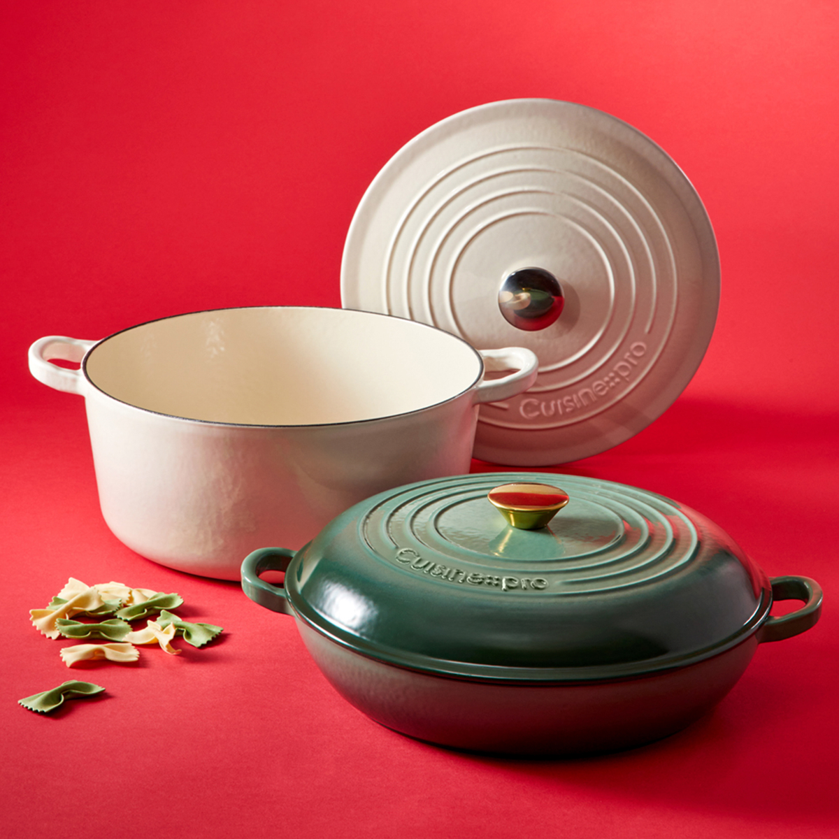 Cocotte ronde en fonte crème LE CONNOISSEUR™ 6,3 L - Cuisine::pro® Cuisine::pro®