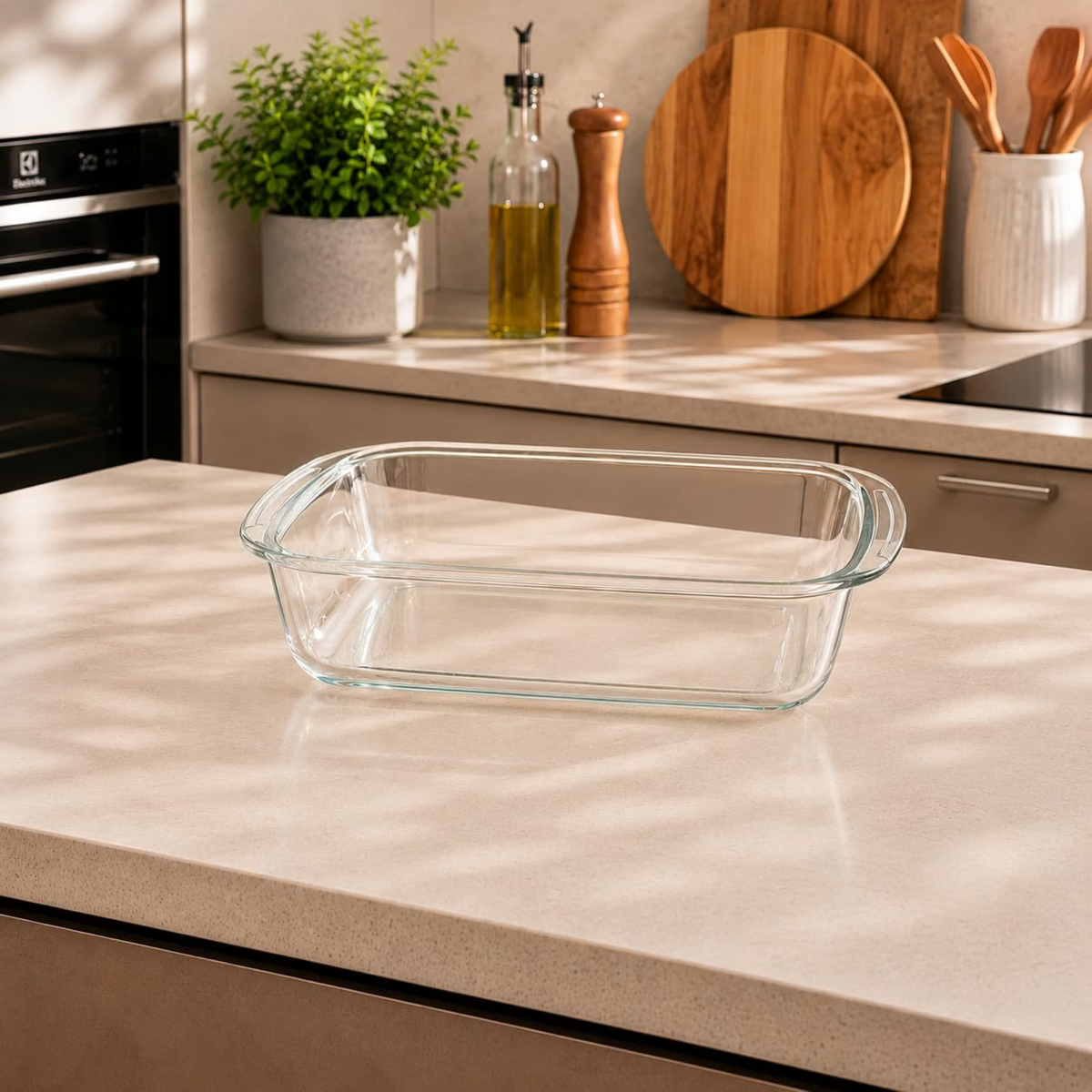 Borosilicate Glass Loaf Pan with Handles 27 cm – Starfrit