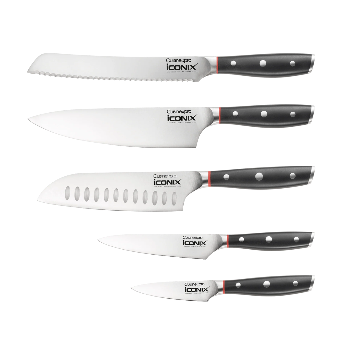 bloc de couteaux iconiX™ utilisé sur plan de travail de cuisine