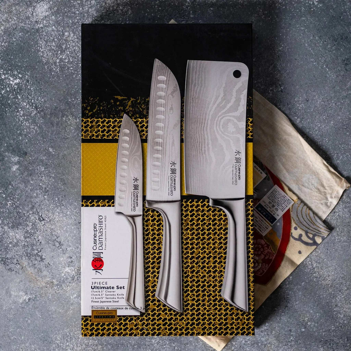 Ensemble de couteaux Ultimate Damashiro® 3 pièces - Cuisine::pro® Cuisine::pro®