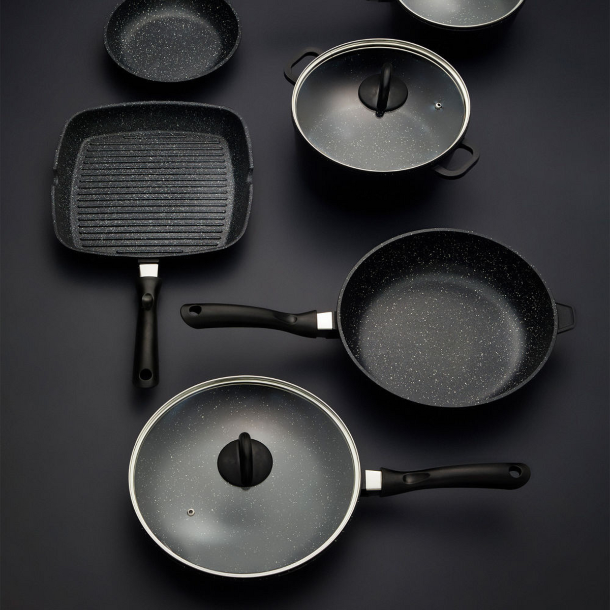 Batterie de cuisine 9 pièces STONE - Cuisine::pro® Cuisine::pro®