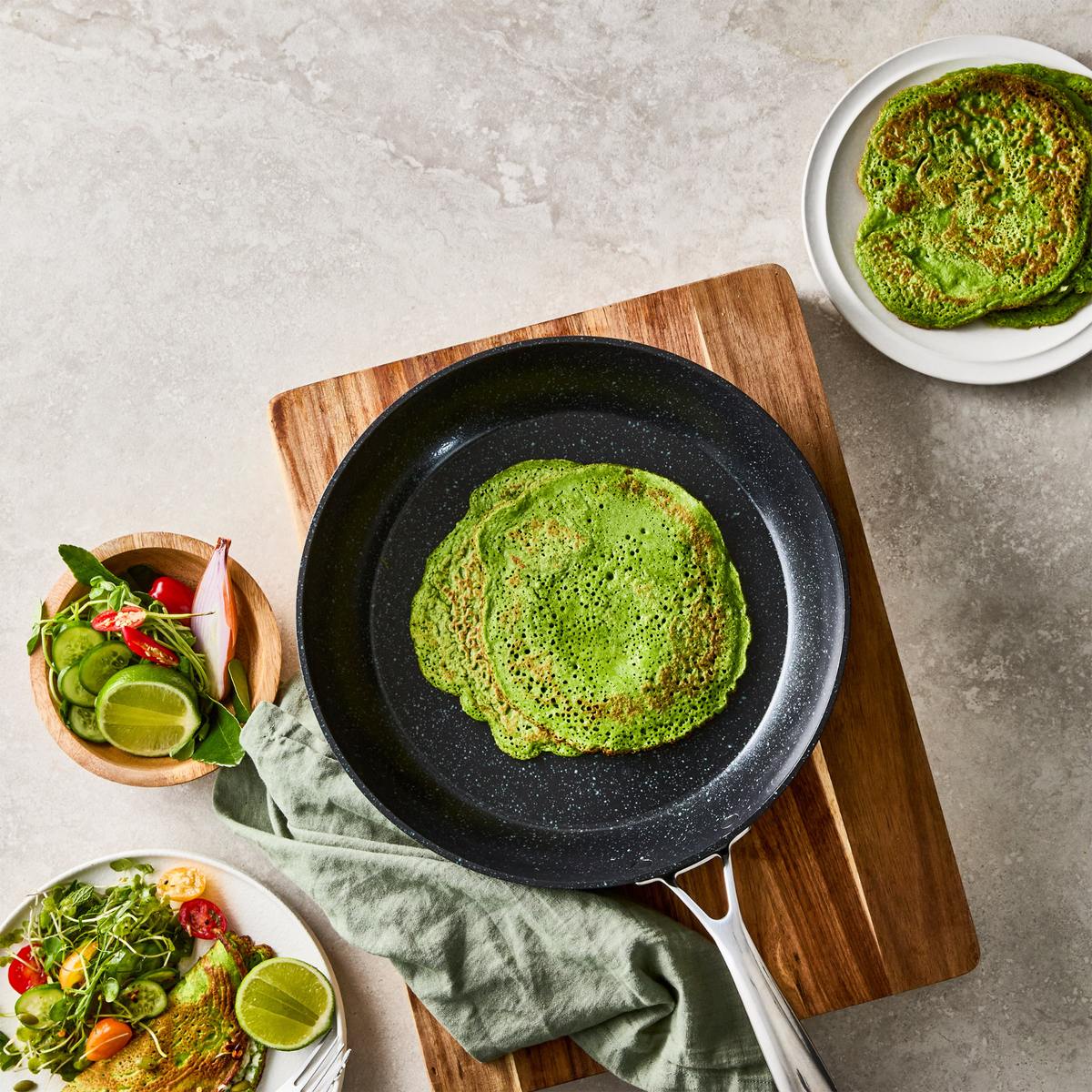 Poêle en aluminium forgé GREEN STONE™ 26 cm – Cuisine::pro® Cuisine::pro®