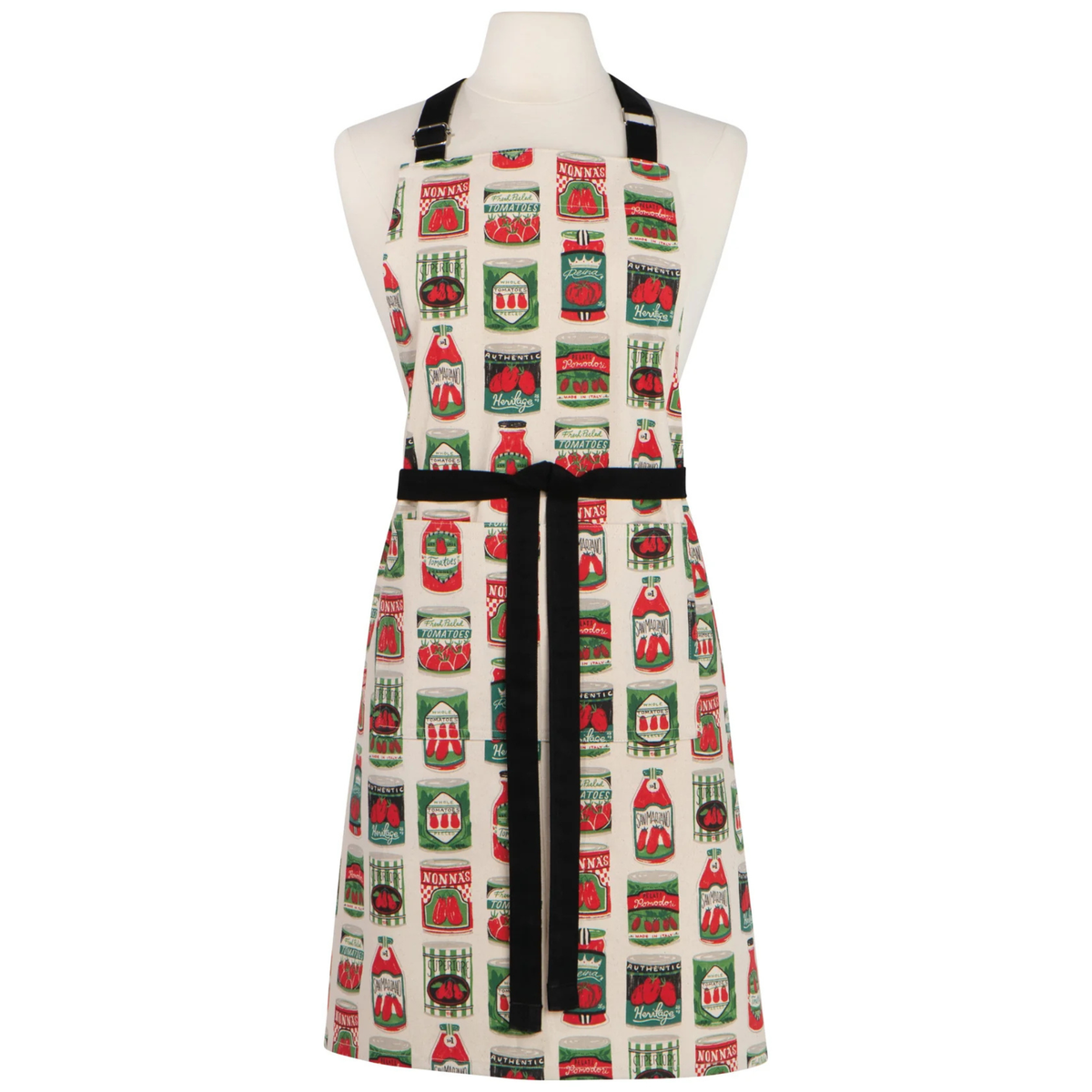 Tablier de chef en coton motif tomates Pomodori - Danica Danica