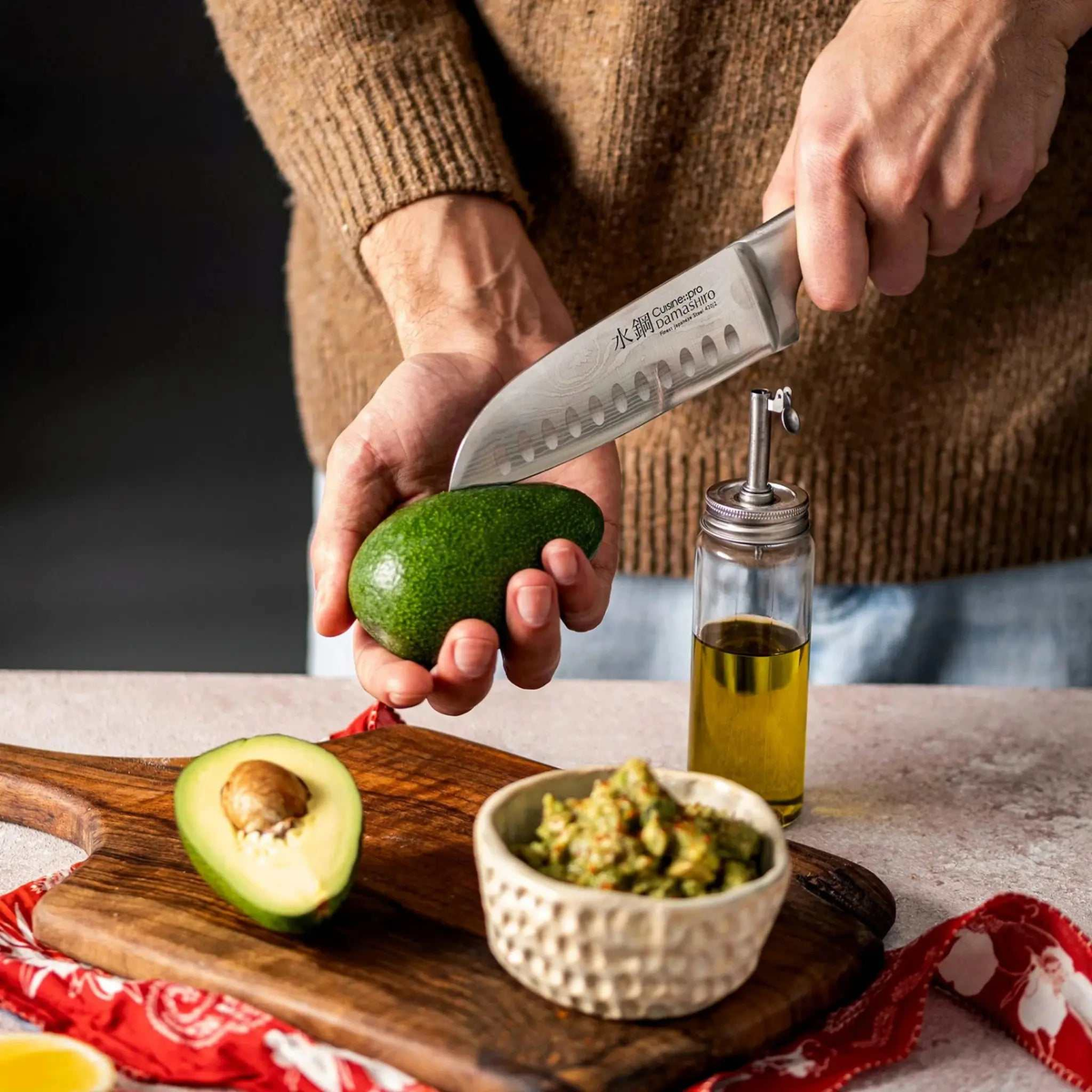 Couteau Santoku Try Me Damashiro® 12,5 cm - Cuisine::pro® Cuisine::pro®