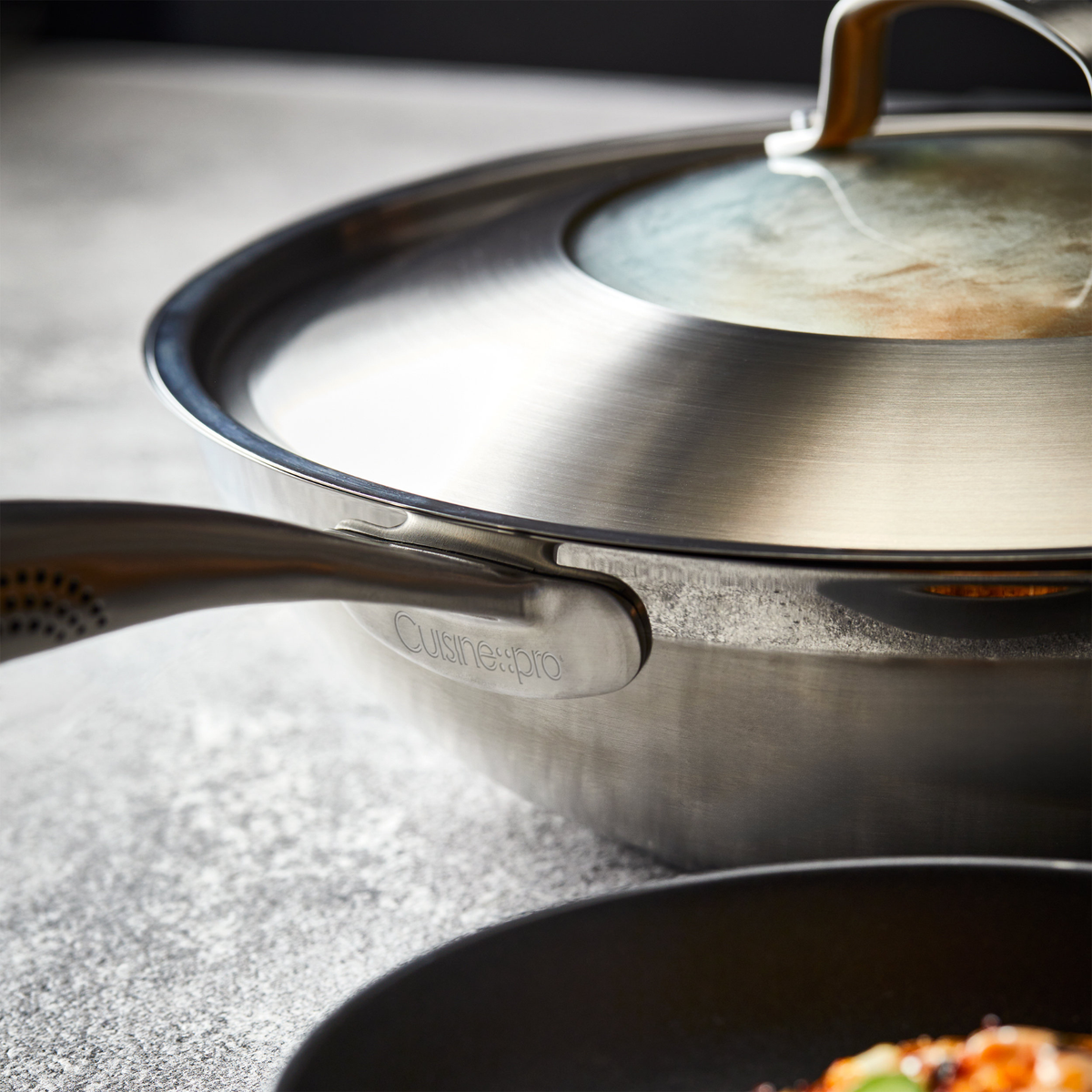 Wok avec couvercle iD3® SS 5 L – Cuisine::pro® Cuisine::pro®