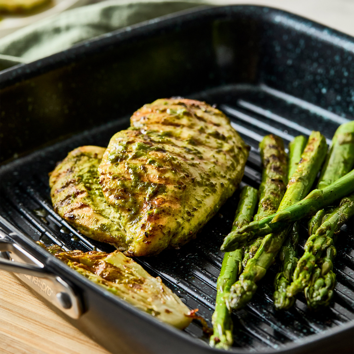 Poêle à griller en aluminium forgé GREEN STONE™ 27 cm – Cuisine::pro® Cuisine::pro®
