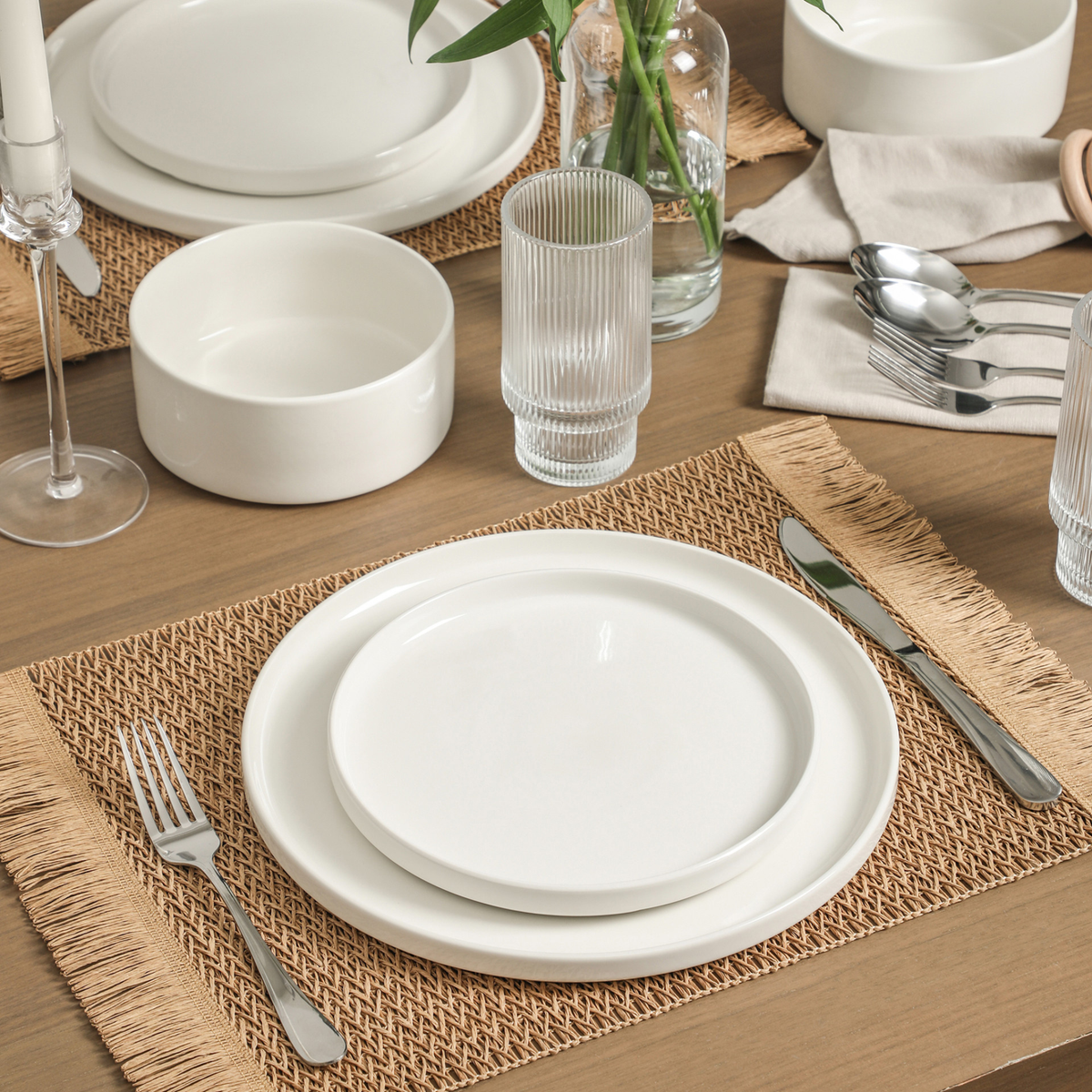 Ensemble de vaisselle en porcelaine 40 pièces - Stone Lain Stone Lain