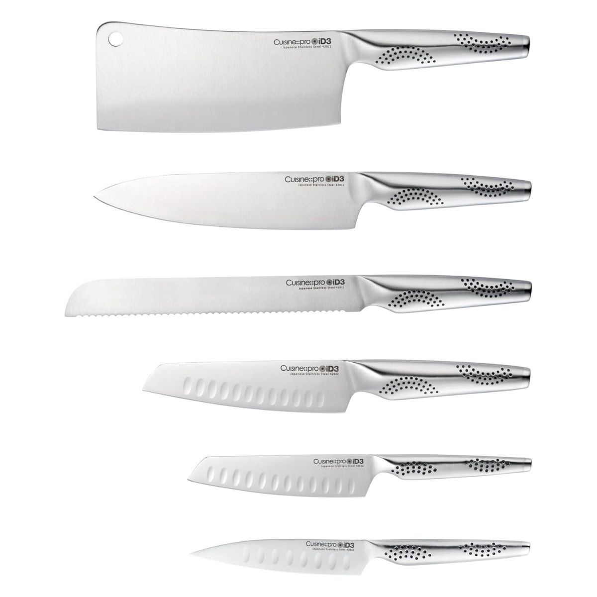 Bloc de couteaux Nakano iD3® 7 pièces – Cuisine::pro® 
