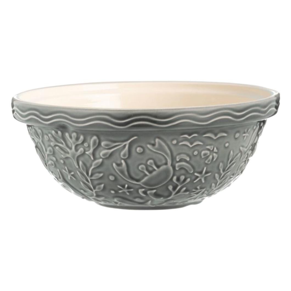 Bol à mélanger en grès Nautical Crab gris 2,7 L – Mason Cash
