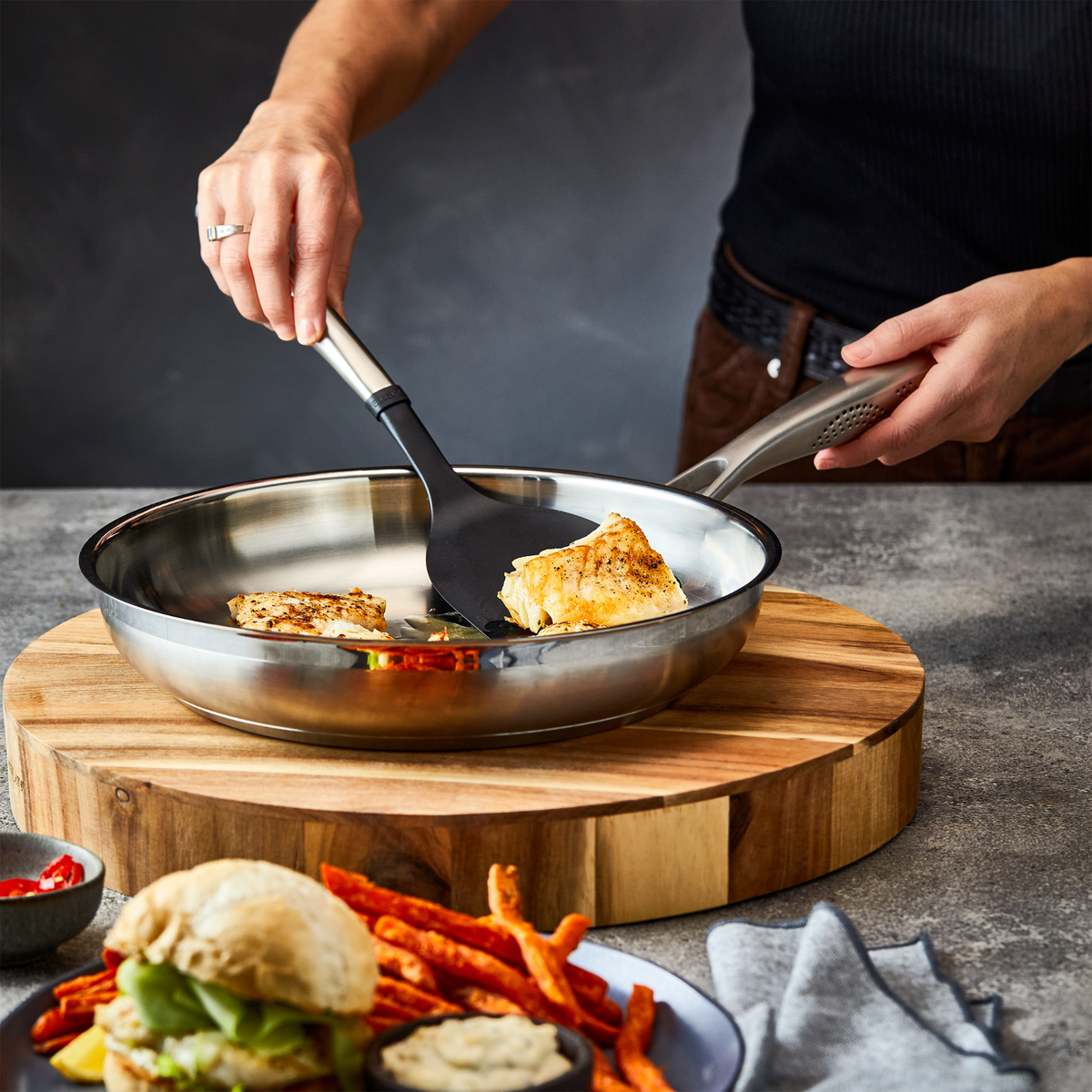 Poêle à frire iD3® SS 28 cm – Cuisine::pro® Cuisine::pro®