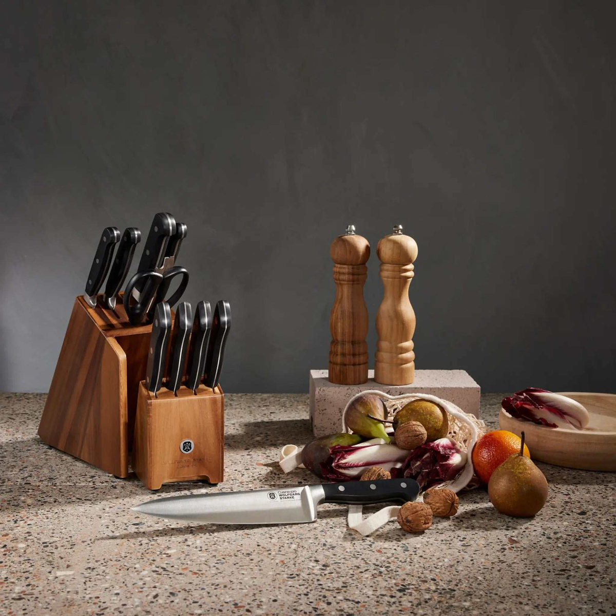 Bloc de couteaux 11 pièces Kutchin WOLFGANG STARKE - Cuisine::pro® Cuisine::pro®