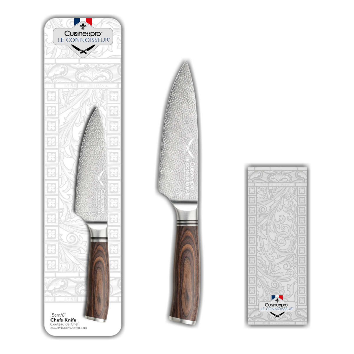 Couteau de chef LE CONNOISSEUR™ 15 cm – Cuisine::pro® Cuisine::pro®