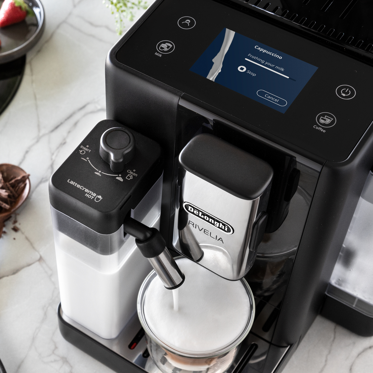 Machine à café automatique Rivelia Noire Onyx - De'Longhi De'Longhi