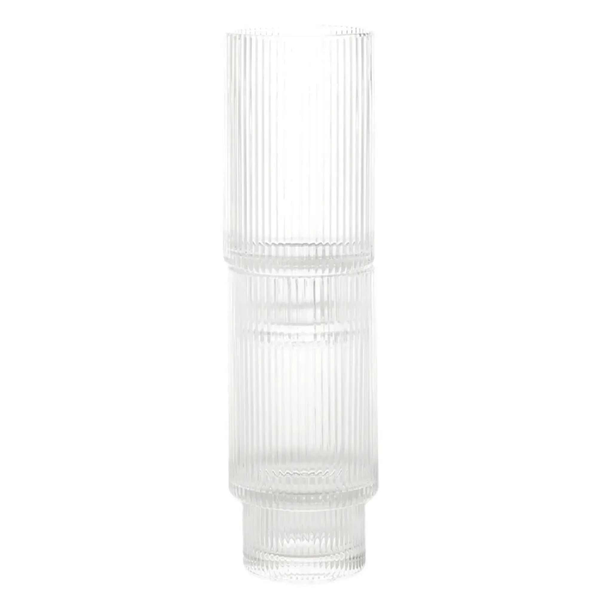 Ensemble de 8 verres ripple 2 grandeurs - Safdie Safdie & Co.