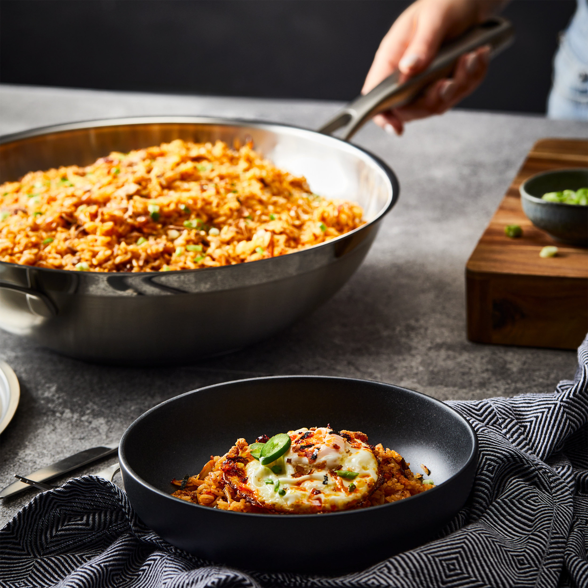 Wok avec couvercle iD3® SS 5 L – Cuisine::pro® Cuisine::pro®