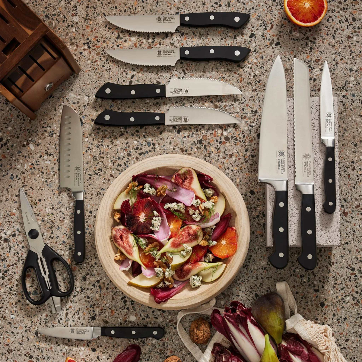 Bloc de couteaux 11 pièces Kutchin WOLFGANG STARKE - Cuisine::pro® Cuisine::pro®