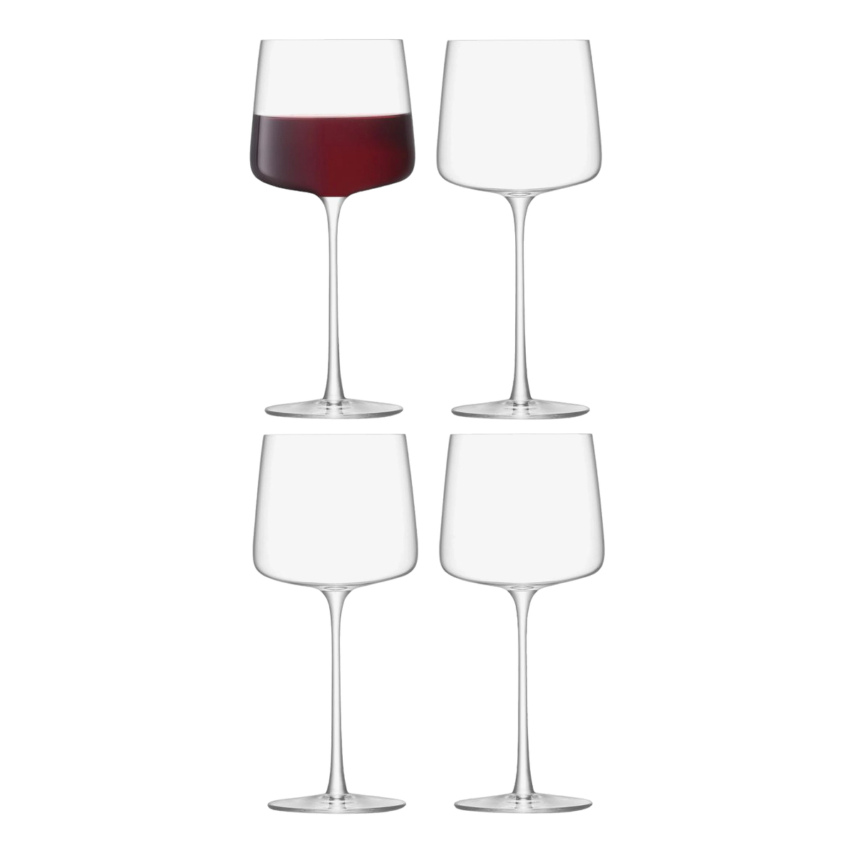 Set of 4 Metropolitan red wine glasses 400 ml – LSA International
