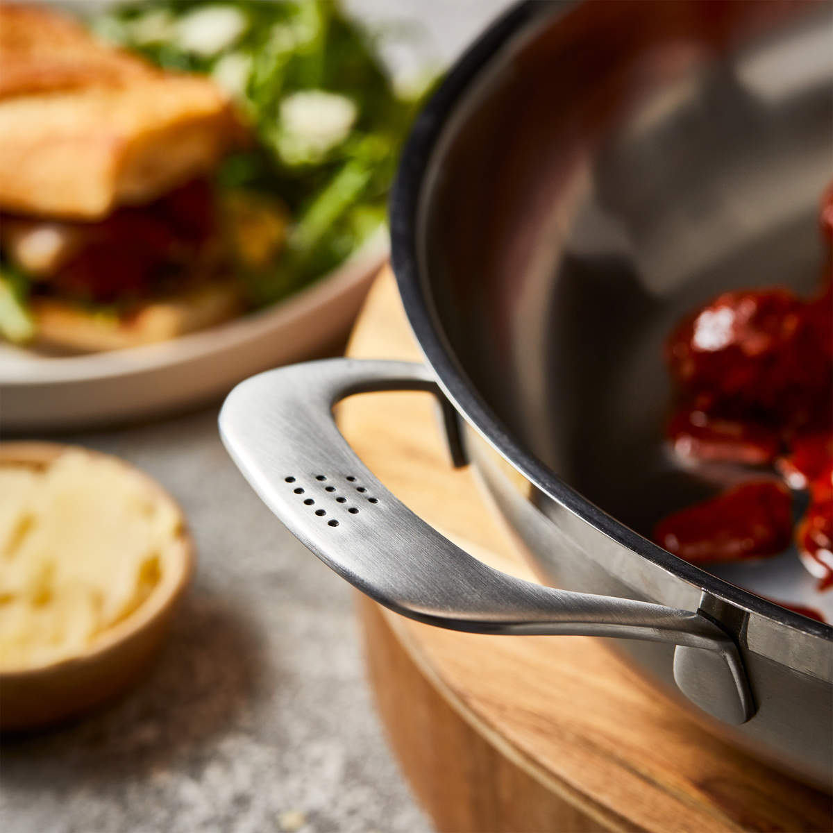 Poêle de chef avec couvercle iD3® SS 3,8 L – Cuisine::pro® Cuisine::pro®