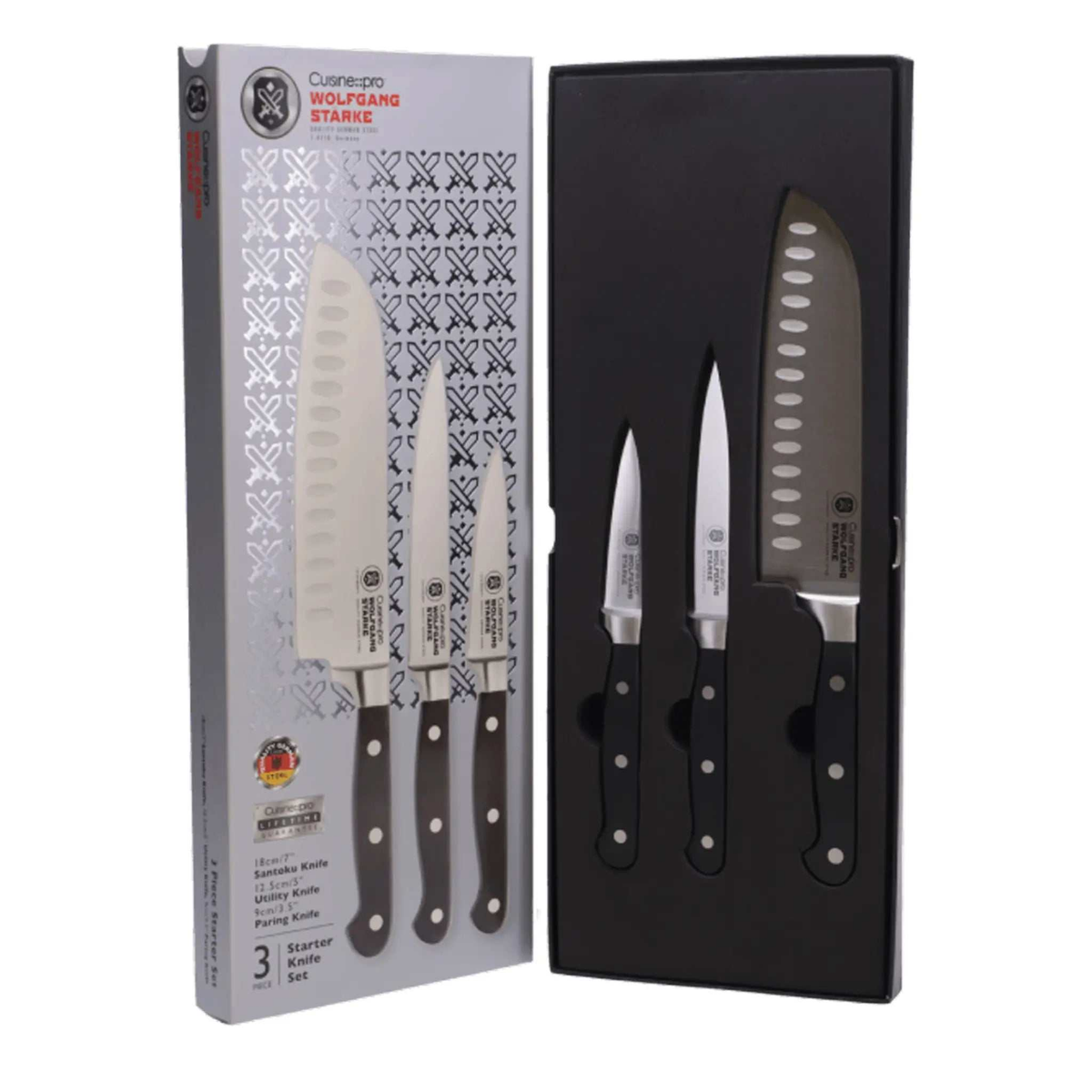 Ensemble de 3 couteaux de démarrage WOLFGANG STARKE - Cuisine::pro® Cuisine::pro®