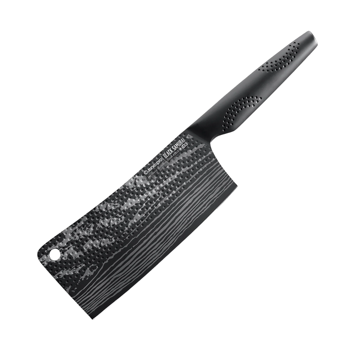 couteau couperet noir acier inoxydable japonais