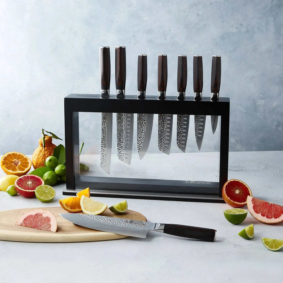 Bloc de couteaux Hisa Damashiro EMPEROR® 9 pièces – Cuisine::pro Cuisine::pro®