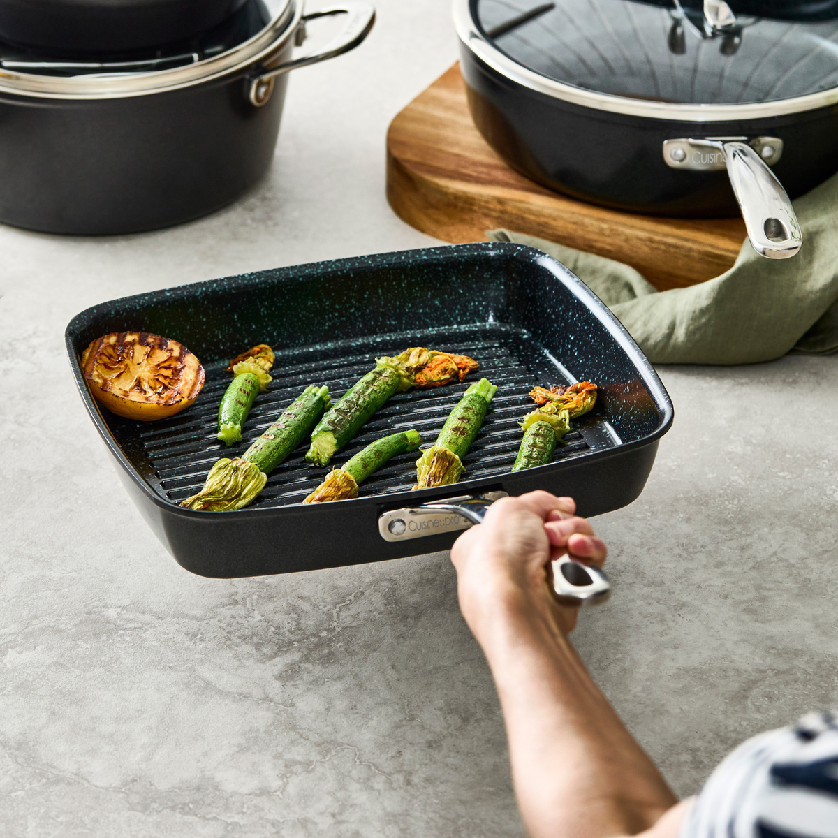 Batterie de cuisine 9 pièces GREEN STONE™ – Cuisine::pro® Cuisine::pro®