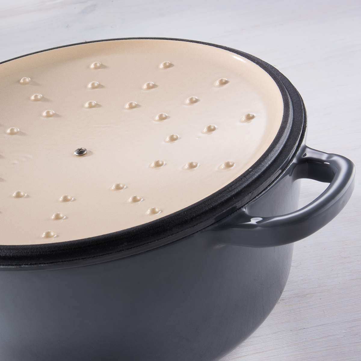 Cocotte ronde en fonte grise LE CONNOISSEUR™ 6,3 L - Cuisine::pro® Cuisine::pro®