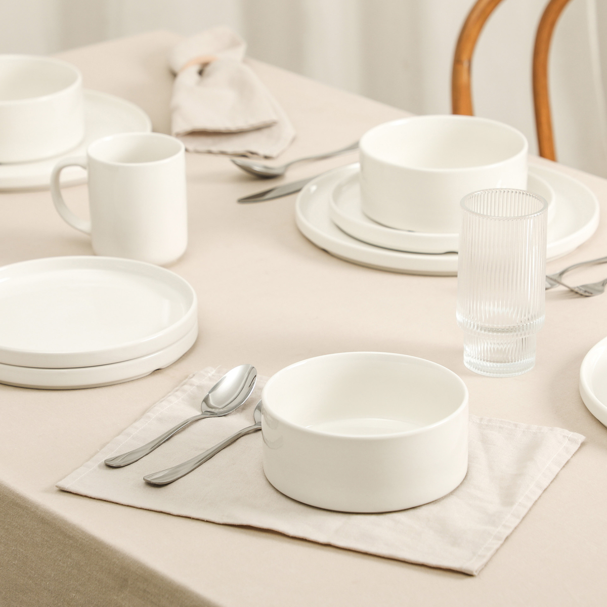 Ensemble de vaisselle en porcelaine 40 pièces - Stone Lain Stone Lain