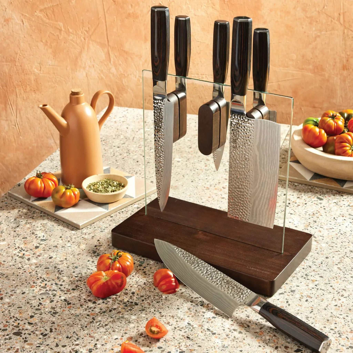 Bloc de couteaux Hikari Damashiro EMPEROR® 7 pièces - Cuisine::pro® Cuisine::pro®