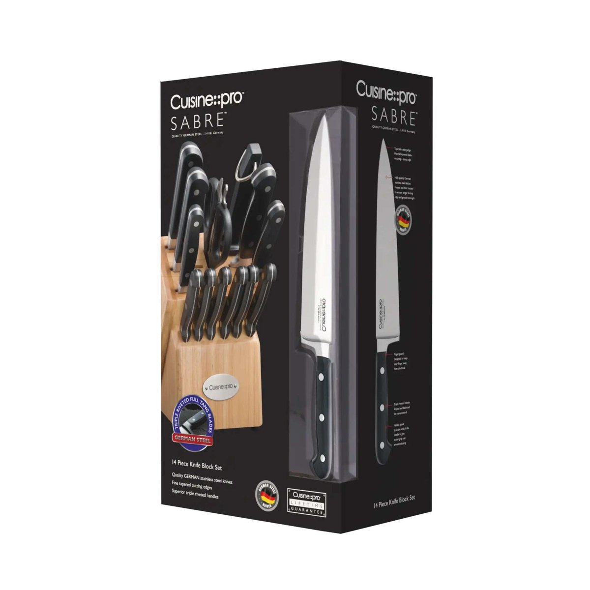 Bloc de couteaux SABRE™ 14 pièces - Cuisine::pro® Cuisine::pro®