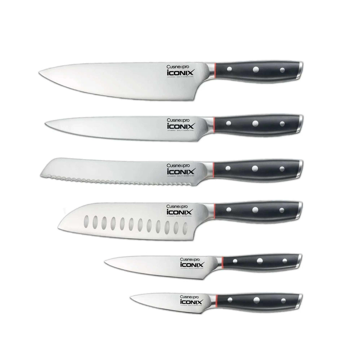 Bloc à couteaux 7 pièces Straub iconiX™ - Cuisine::pro® Cuisine::pro®