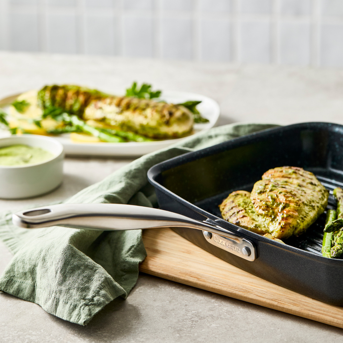 Poêle à griller en aluminium forgé GREEN STONE™ 27 cm – Cuisine::pro® Cuisine::pro®