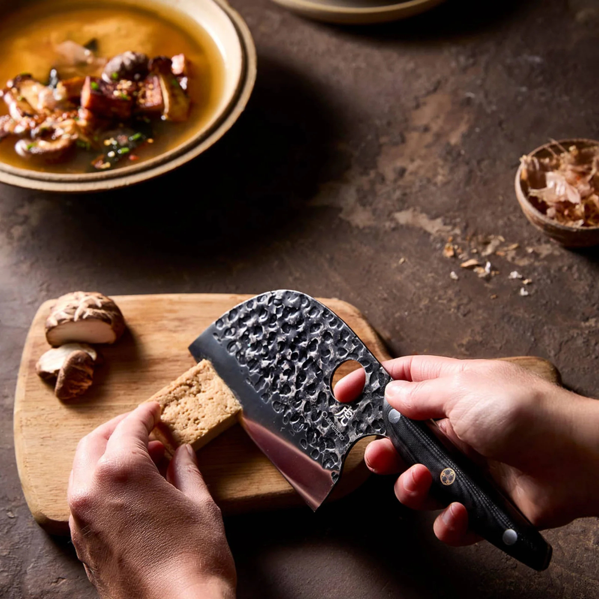 Mini couteau mezzaluna Try Me KUROI KIBA™ 12,5 cm – Cuisine::pro® 