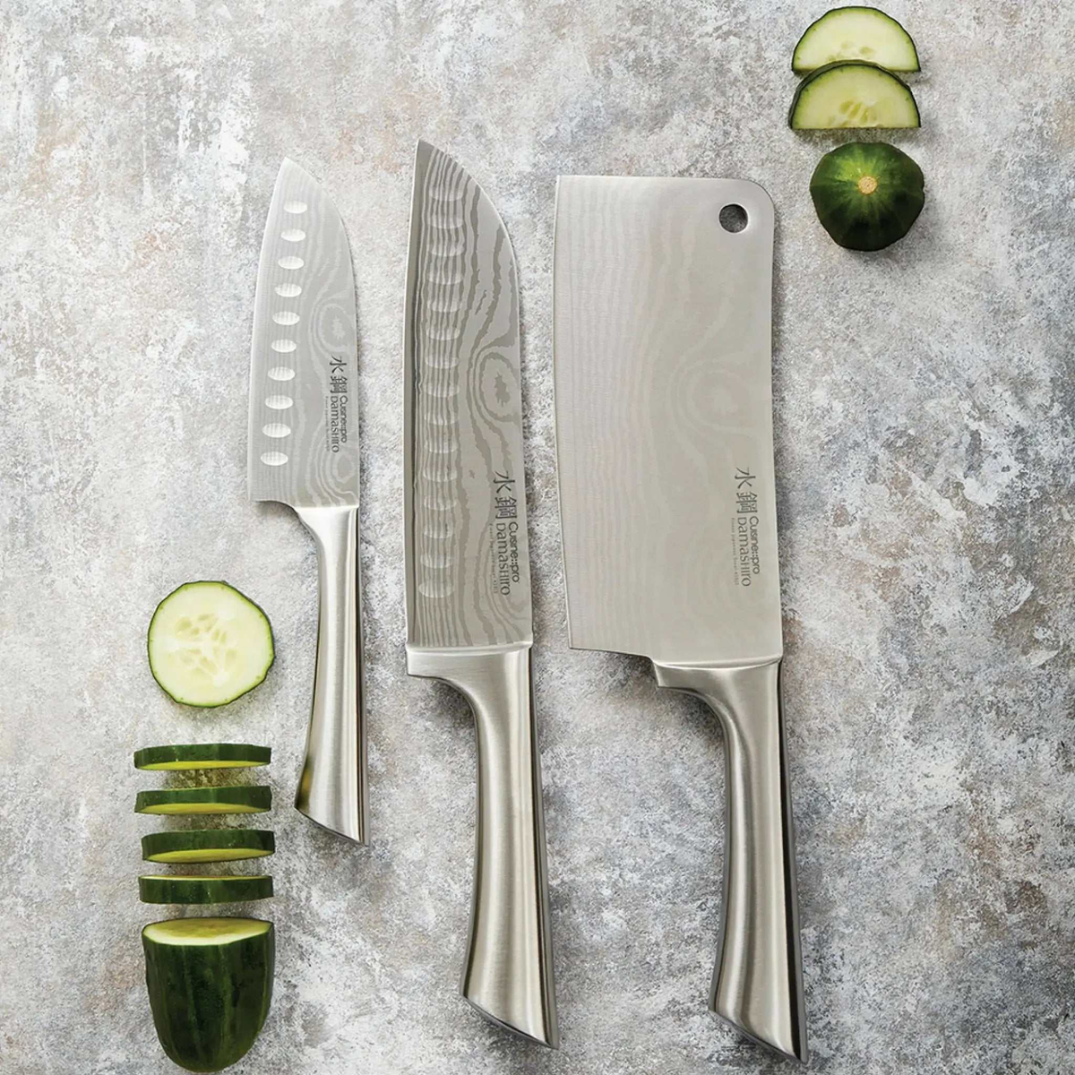 Ensemble de couteaux Ultimate Damashiro® 3 pièces - Cuisine::pro® Cuisine::pro®