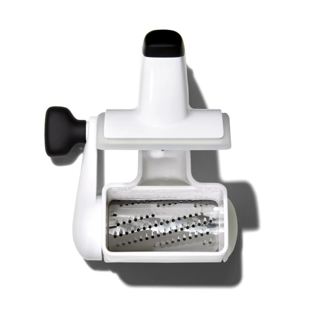 OXO Good Grips Rotary Cheese Grater with Seal & Store Compartment