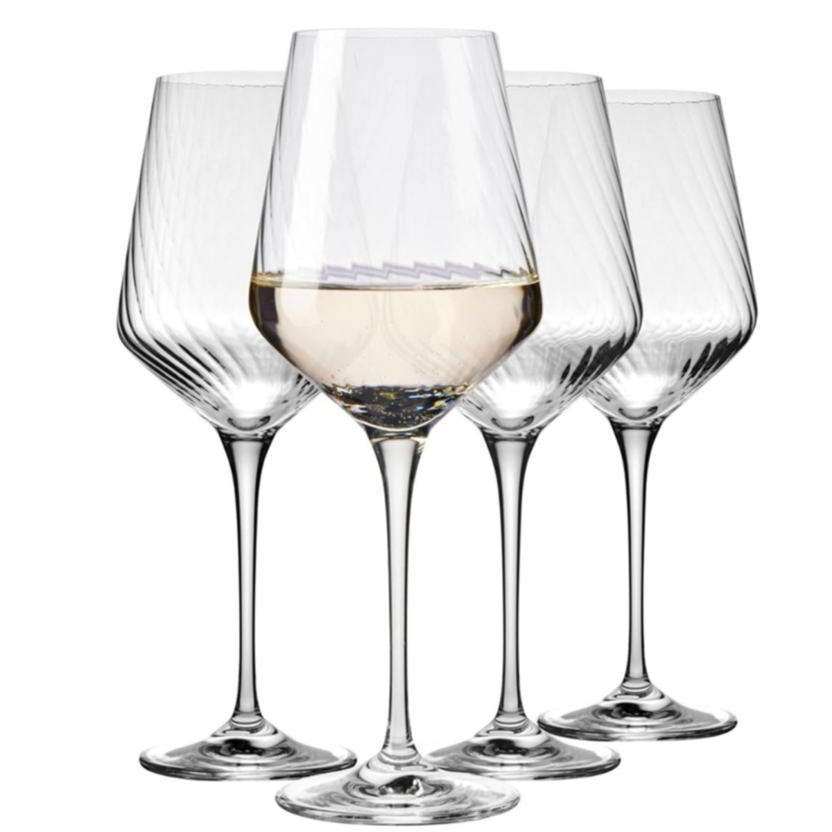 Set of 4 Avant-Garde Lumi 450 ml Glass Wine Glasses – Krosno